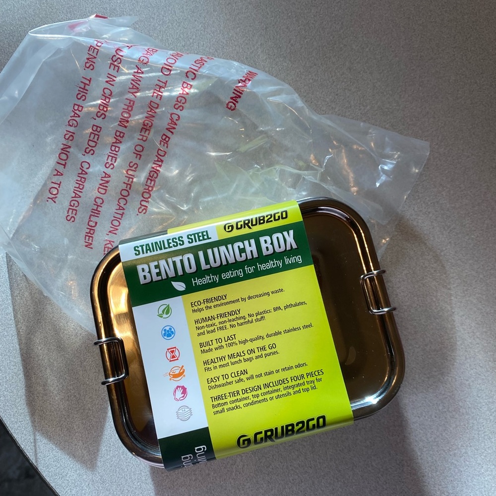 Bento lunch box never used